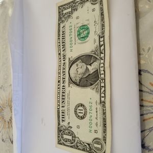 One dollar with star note